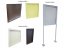 Vitrína informační DOLS 50 x 70 cm - Barva: RAL 9005, Varianta: Se stříškou a stojinami