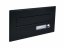 Čelní deska 310 x 160 mm - Barva: RAL 9005, Varianta: 1x zvonek a jmenovka